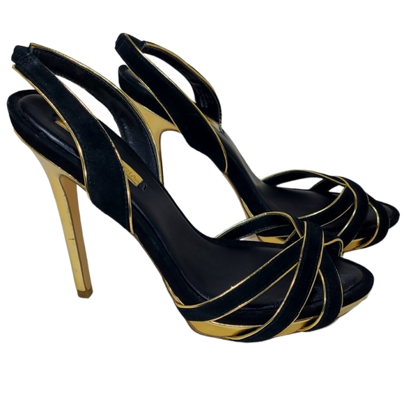 BCBGMaxAzria Madelia Platform Slingbacks Size 8.5 - Picture 1 of 6